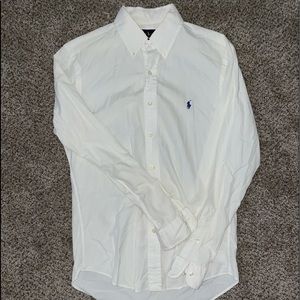 Polo White Dress Shirt Button Down